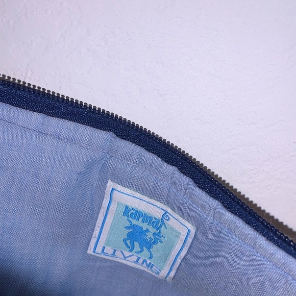 Karma Living Wonderlust Fringe Multicolor Woven Pouch - Picture 8 of 10